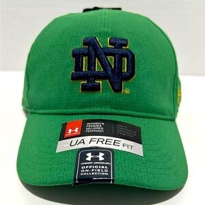 NWT Notre Dame Fighting Irish Under Armour Womens Embroidered Adjustable Hat Cap